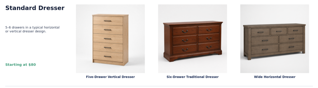 02 standard dresser