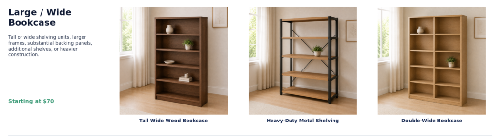 03 large wide bookcase