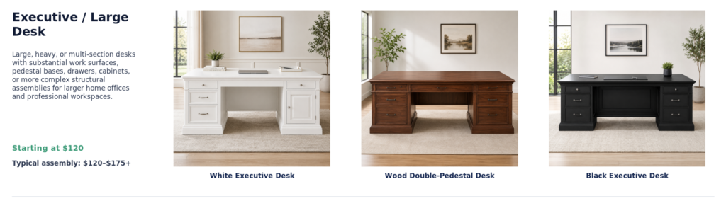 05 executive large desk