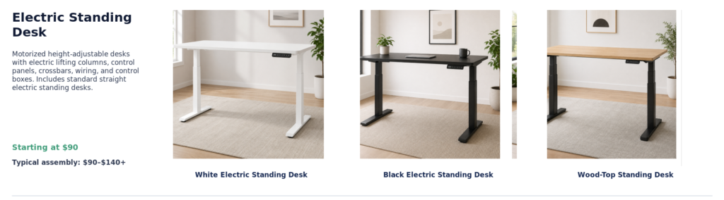 06 electric standing desk