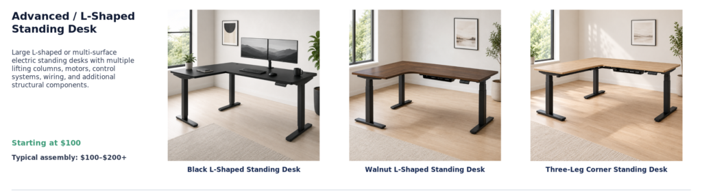 07 advanced l shaped standing desk